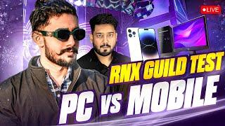 Pc Check & Guild test #nonstopgaming #freefirelive#giveaway