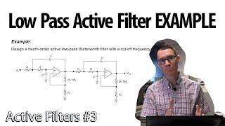 Active Low-Pass Filter Example Problem (3 - Active Filters)