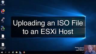 Upload ISO to ESXi Datastore