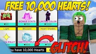 FREE 10,000 HEARTS *GLITCH* for Roblox Blox Fruits! (Not Clickbait)