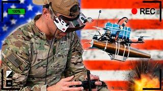 ¡El "US ARMY" YA tiene DRONES FPV (Drones Explosivos)! 