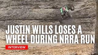 Justin Wills Loses A Wheel During His NRRA Run Up Viagra