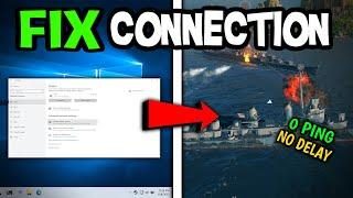 How To Fix Network Issues & Ping in World of Warships