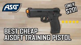 BEST $20 Airsoft Training Pistol | CZ SP-01 Shadow Airsoft