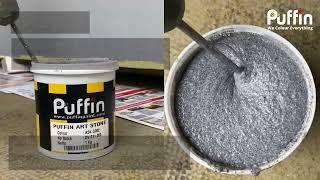 CARA PENGAPLIKASIAN PUFFIN ART TEXTURE (Art Stone Kasar) Dinding rumah bernuansa batu alam natural!