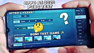 OPPO A5 2020 PUBG TEST GAME AFTER 2 YEARS || OPPO A5 2020 BGMI TEST || OPPO A5 2020 Gaming Test