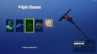 Receiving the Nvidia Geforce Bundle Skin in Fortnite