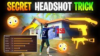 Secret Headshot Sensitivity Setting For All Guns  | Free Fire