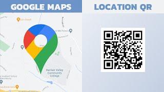 Create a QR code for a location on Google Maps