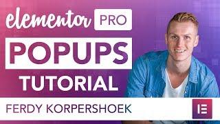 Elementor Pro Popups Tutorial