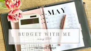 budget with me | may 2024 | zero based budgeting | dave ramsey inspired | family budget