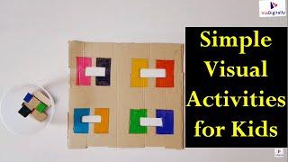 Simple Visual Activities for Kids | Visual Discrimination Activity | Visual Learning Activities