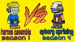 Mini militia season 1 vs season 4. Hero vs cyborg