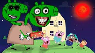 Zombie Apocalypse, Peppa Pig Escape From Zombie from The Window |  Peppa Pig Funny Animation