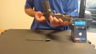 New! 20 Secs! Updated World's Fastest 1911 Disassembly and Reassembly