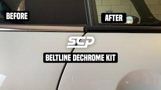 MINI F-Series Beltline Dechrome Kit Fitting Guide - SCP Automotive