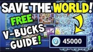 How to Farm VBUCKS very FAST in Save The World!