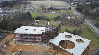 Al-Ahad Islamic Center in Allentown, PA (drone flight during construction)