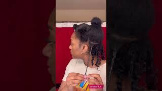 TWIST OUT ON MEDIUM LENGTH NATURAL HAIR #naturalhair #hairgrowthoil #afro #protectivestyles #hair
