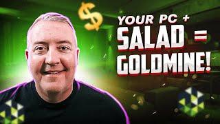 Turn Your PC Into A Passive Gold Mine In 7 Minutes With Salad Miner!