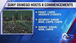 SUNY Oswego hosting 8 commencement ceremonies