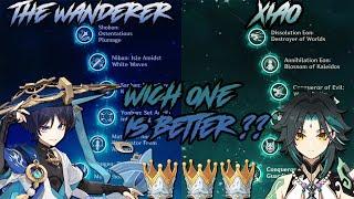 The Wanderer C6 VS Xiao C6 Both Triple Crowned ! | Most Accurate and Fair Comparison |Genshin Impact