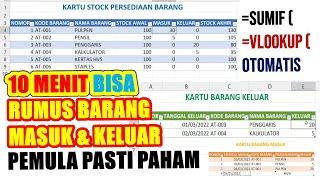 Rumus Excel Otomatis untuk Barang Masuk dan Keluar Akurat & LENGKAP