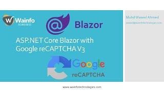 ASP.NET Core Blazor with Google reCAPTCHA V3