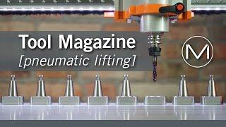 Tool Magazine with pneumatic lifting function || M-Series || Automatic Tool Changer