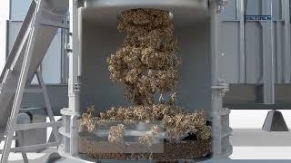 Biomass Shredder BMS: Grinder for biogas or AD plants. Processing solid manure, manure, wood