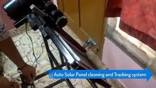 Automatic Solar Panel cleaning and Tracking System