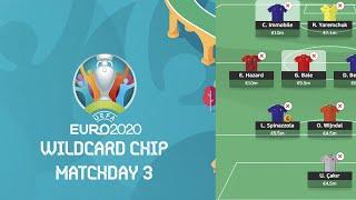 Euro Fantasy Matchday 3 Wildcard Team Selection