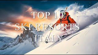 Top 10 Ski Resorts in Italy ️️ #italyskiing #dolomites #skiresorts