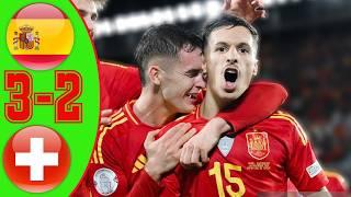 Spain vs Switzerland Highlights | UEFA Nations League 2024