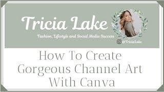 How To Create A Youtube Banner With Canva