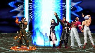 [KOF Mugen] Kyo Amnesia VS. Orochi Boss Team