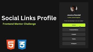 Social Links Profile  | Frontend Mentor Challenge