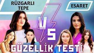 Rüzgarlı Tepe  VS  Esaret Kadın Oyuncularının Güzellik Testi.    Sonuçlara İnanamayacaksınız!