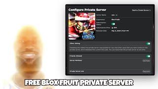 Blox Fruits free private server (WORKING 2024)