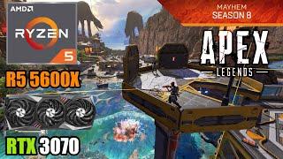 Apex Legends - RTX 3070 + R5 5600X - 1080p, 1440p & 4K - High & Low Settings - Season 8