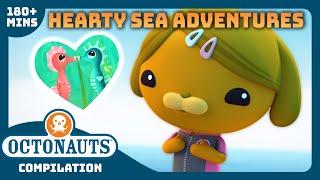 @Octonauts - ️ Hearty Sea Adventures   | 3 Hours+ Compilation | Underwater Sea Education for Kids