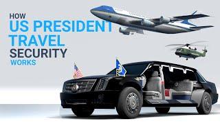 How a US President Travels With High Security #trump