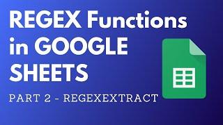 How to use REGEXEXTRACT function in GOOGLE SHEETS to extract numbers from a dataset || Easy Tutorial
