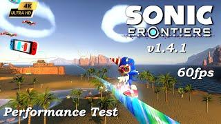 Sonic Frontiers  ~V1.4.1  60FPS Patch Performance Test  | Ryujinx 1.1.1122 | PC Switch