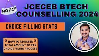 How to do Choice filling in Jceceb B.Tech Counselling 2024 |Jceceb Counselling 2024 Choice Filling