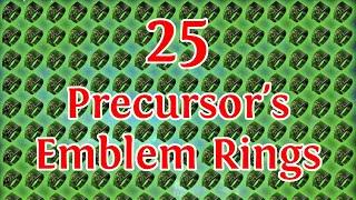 PATH OF EXILE 3.17 - 25 PRECURSOR'S EMBLEM RINGS - JACKPOT?!