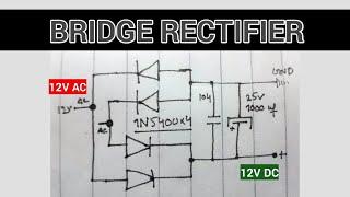 Making 12 Volt Power Supply Bridge Rectifier - New Generation 123