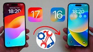 How to Downgrade iOS 17.4 to 16.6.1 Any iPhone/iPad Without Losing Data