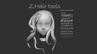 ZHair tools plugin Zbrush Tutorial