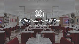 Sofia Restaurant & Bar.  In the know Local Yorkville Expert Meets with General Manager Zia Shaikh